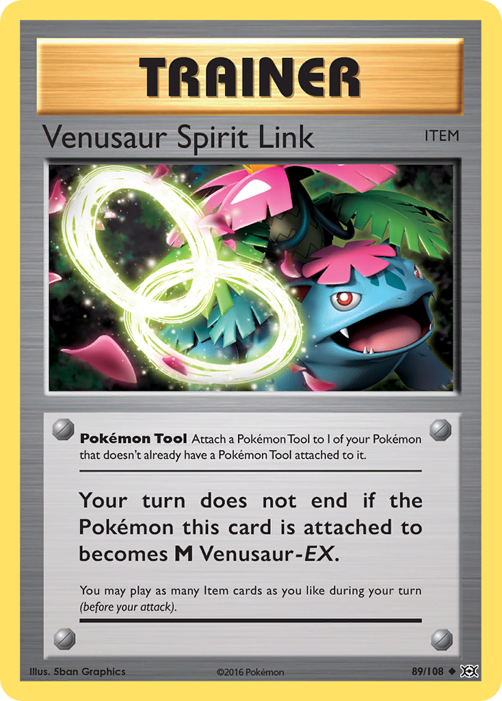 Venusaur Spirit Link (89/108) [XY: Evolutions] | North of Exile Games