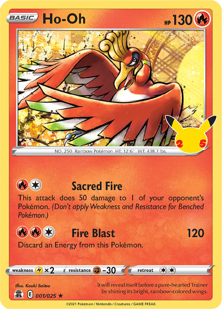 Ho-oh (001/025) [Celebrations: 25th Anniversary] | North of Exile Games
