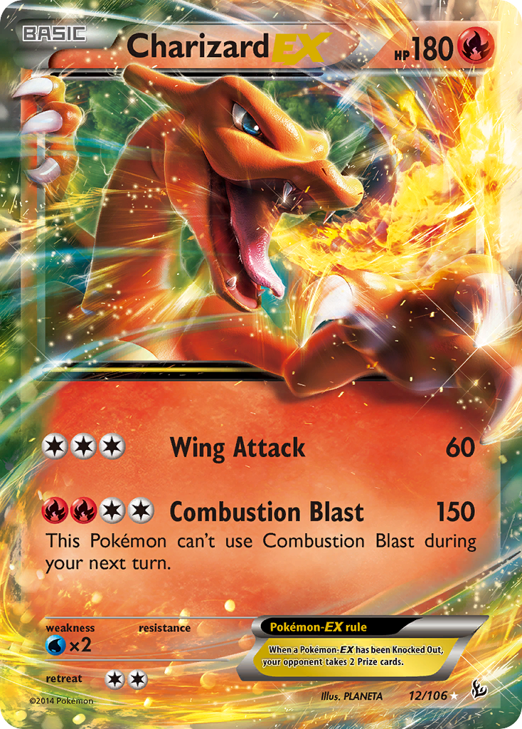 Charizard EX (12/106) [XY: Flashfire] | North of Exile Games