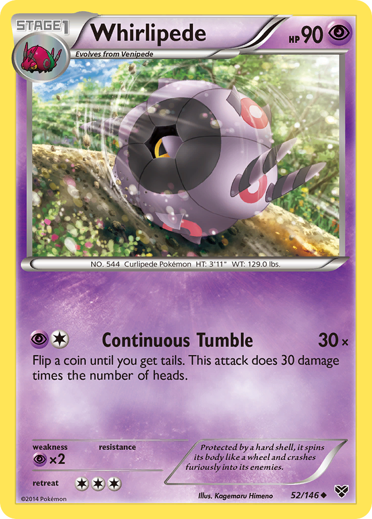 Whirlipede (52/146) [XY: Base Set] | North of Exile Games