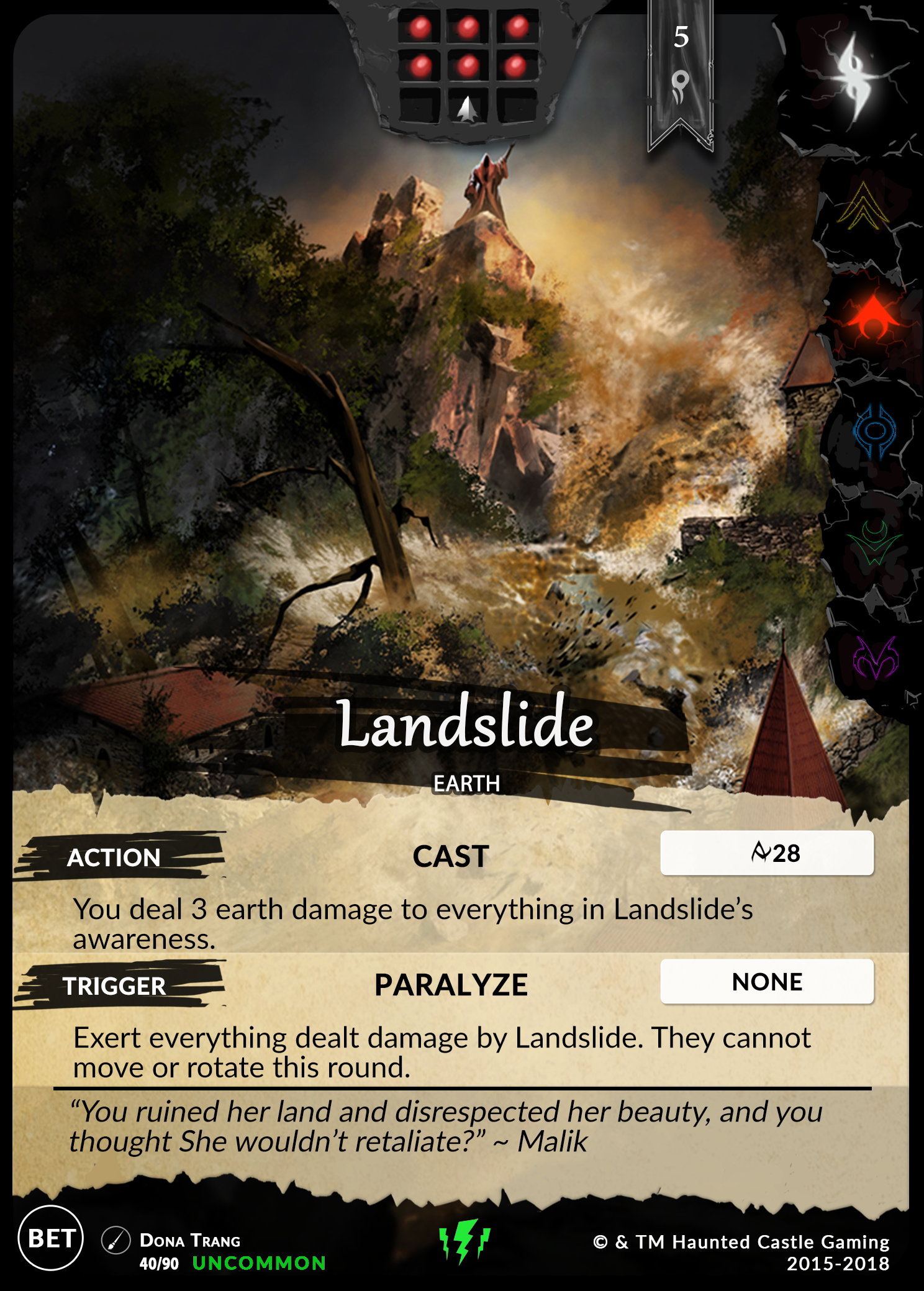 Landslide (Beta, 40/90) | North of Exile Games