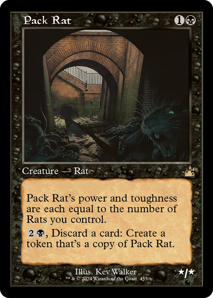 Pack Rat (Retro Frame) [Ravnica Remastered] | North of Exile Games