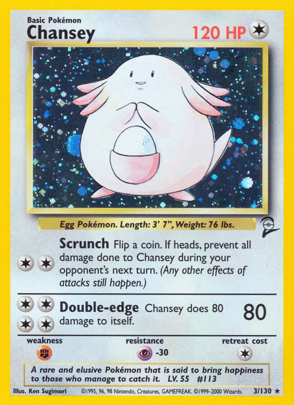 Chansey (3/130) [Base Set 2] | North of Exile Games