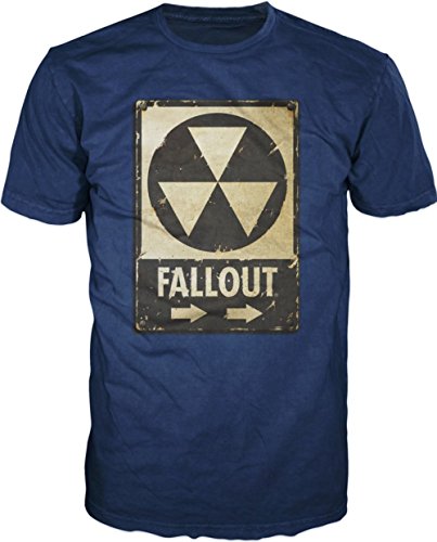 t-shirt: FALLOUT - Biohazardous Logo Men's tee | North of Exile Games