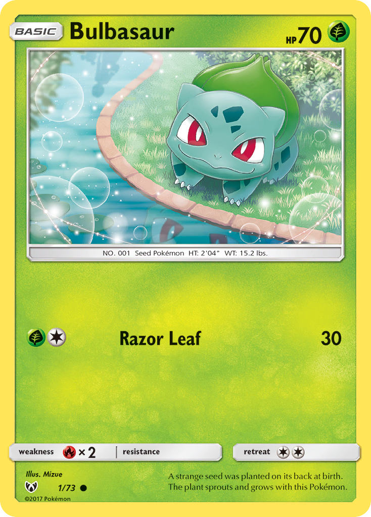 Bulbasaur (1/73) [Sun & Moon: Shining Legends] | North of Exile Games