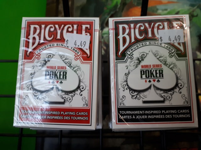 Bicycle brand playing cards: World Series Of Poker | North of Exile Games