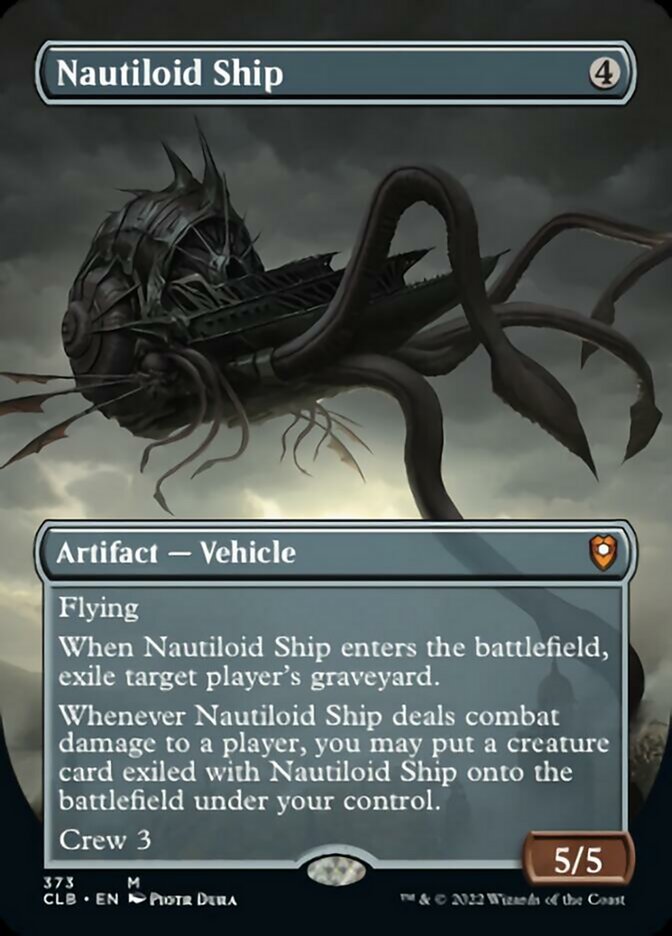 Nautiloid Ship (Borderless Alternate Art) [Commander Legends: Battle for Baldur's Gate] | North of Exile Games
