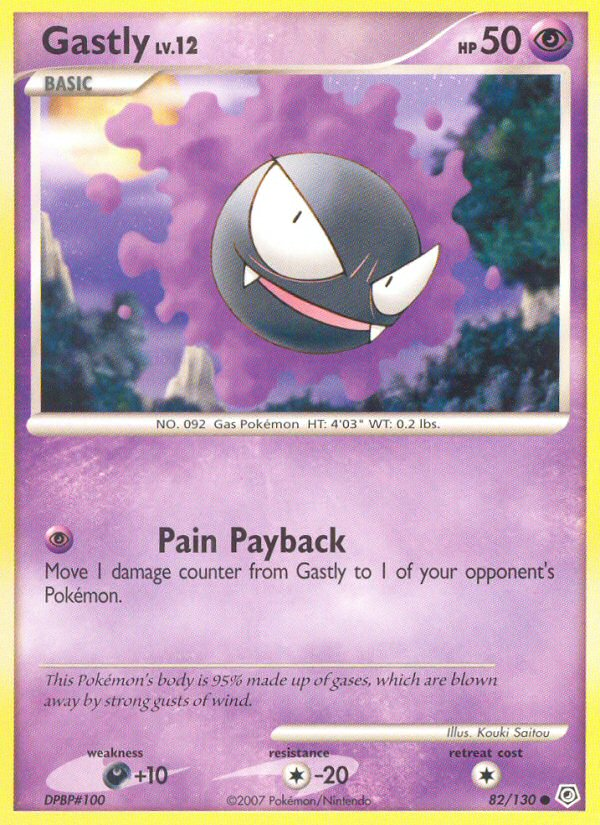 Gastly (82/130) [Diamond & Pearl: Base Set] | North of Exile Games