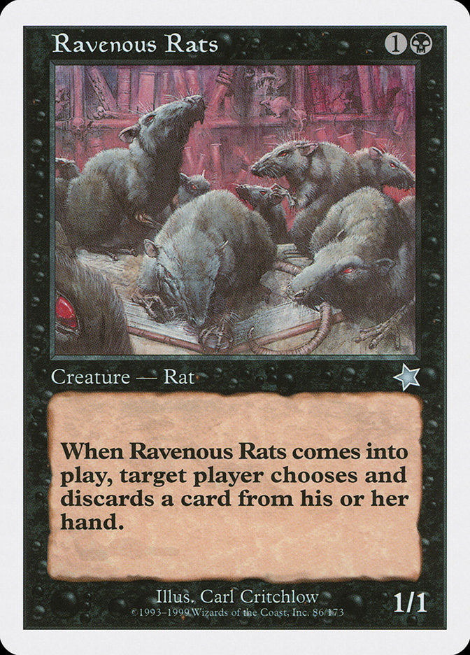 Ravenous Rats [Starter 1999] | North of Exile Games