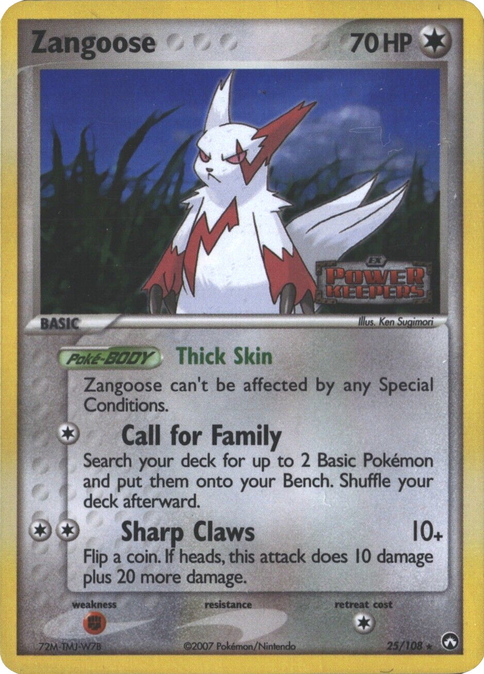 Zangoose (25/108) (Stamped) [EX: Power Keepers] | North of Exile Games