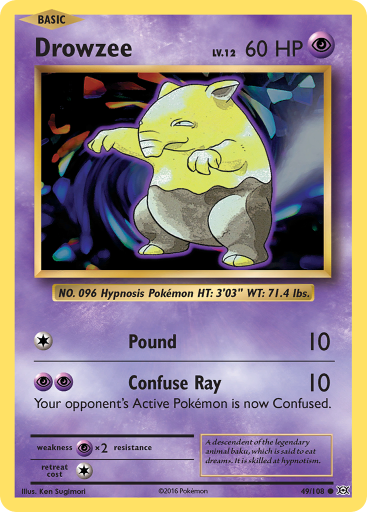 Drowzee (49/108) [XY: Evolutions] | North of Exile Games