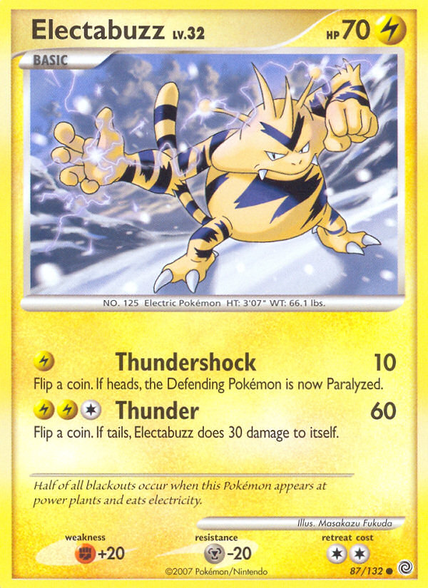 Electabuzz (87/132) [Diamond & Pearl: Secret Wonders] | North of Exile Games