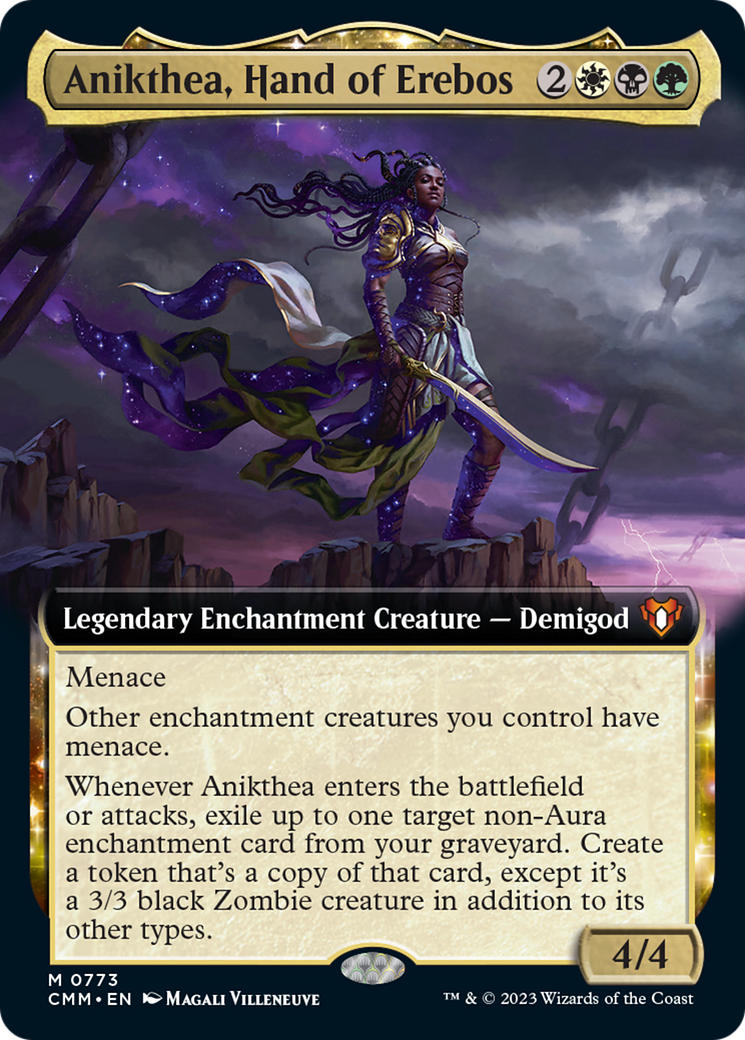 Anikthea, Hand of Erebos (Extended Art) [Commander Masters] | North of Exile Games