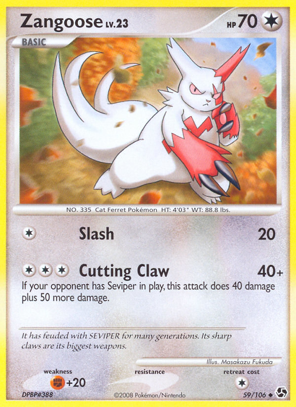 Zangoose (59/106) [Diamond & Pearl: Great Encounters] | North of Exile Games
