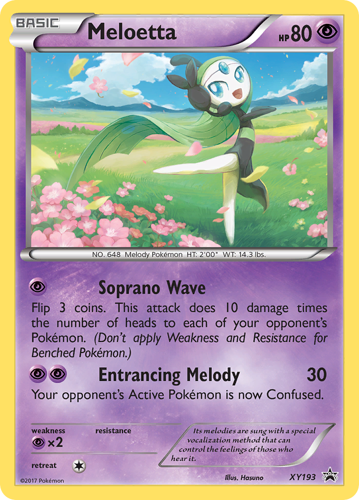 Meloetta (XY193) [XY: Black Star Promos] | North of Exile Games