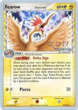 Fearow (18/100) (Delta Species) (Flyvees - Jun Hasebe) [World Championships 2007] | North of Exile Games