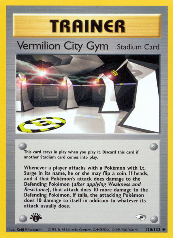 Vermilion City Gym (120/132) [Gym Heroes 1st Edition] | North of Exile Games