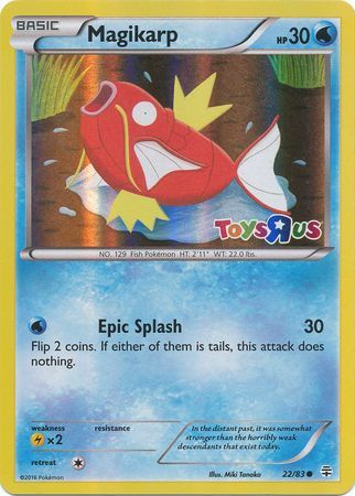 Magikarp (22/83) (Toys R Us Promo) [XY: Generations] | North of Exile Games