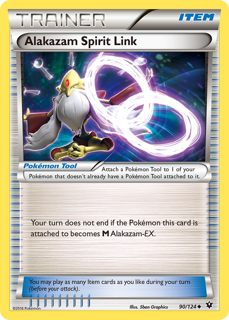Alakazam Spirit Link (90/124) [XY: Fates Collide] | North of Exile Games