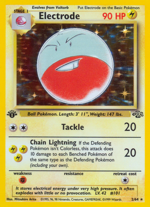 Electrode (2/64) [Jungle 1st Edition] | North of Exile Games