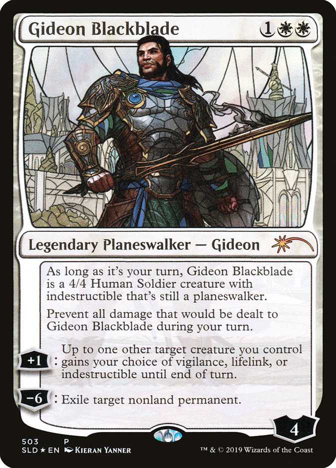 Gideon Blackblade (Stained Glass) [Secret Lair Drop Promos] | North of Exile Games