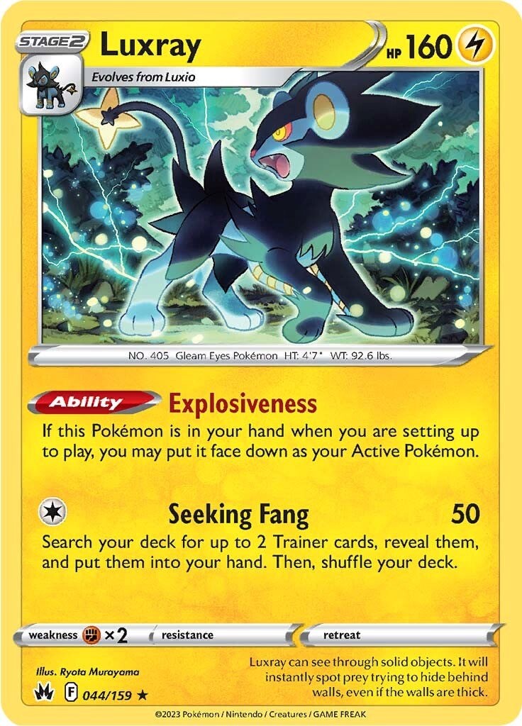 Luxray (044/159) (44) [Sword & Shield: Crown Zenith] | North of Exile Games
