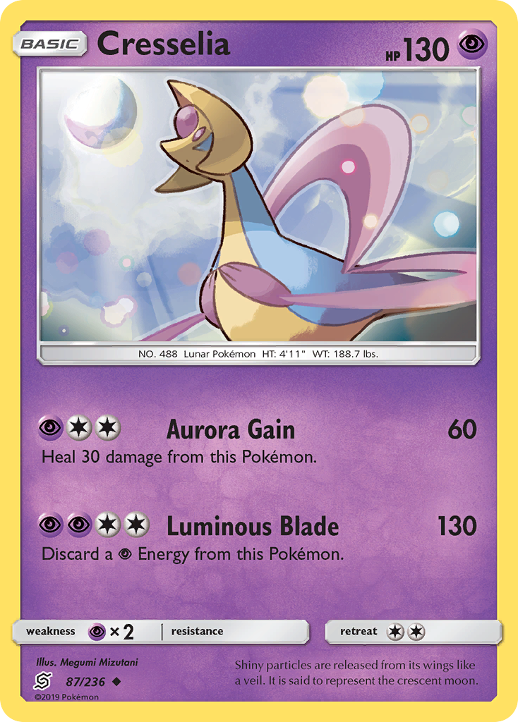 Cresselia (87/236) [Sun & Moon: Unified Minds] | North of Exile Games