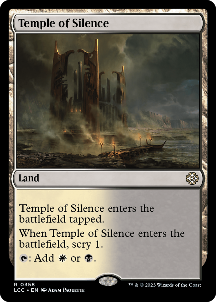 Temple of Silence [The Lost Caverns of Ixalan Commander] | North of Exile Games