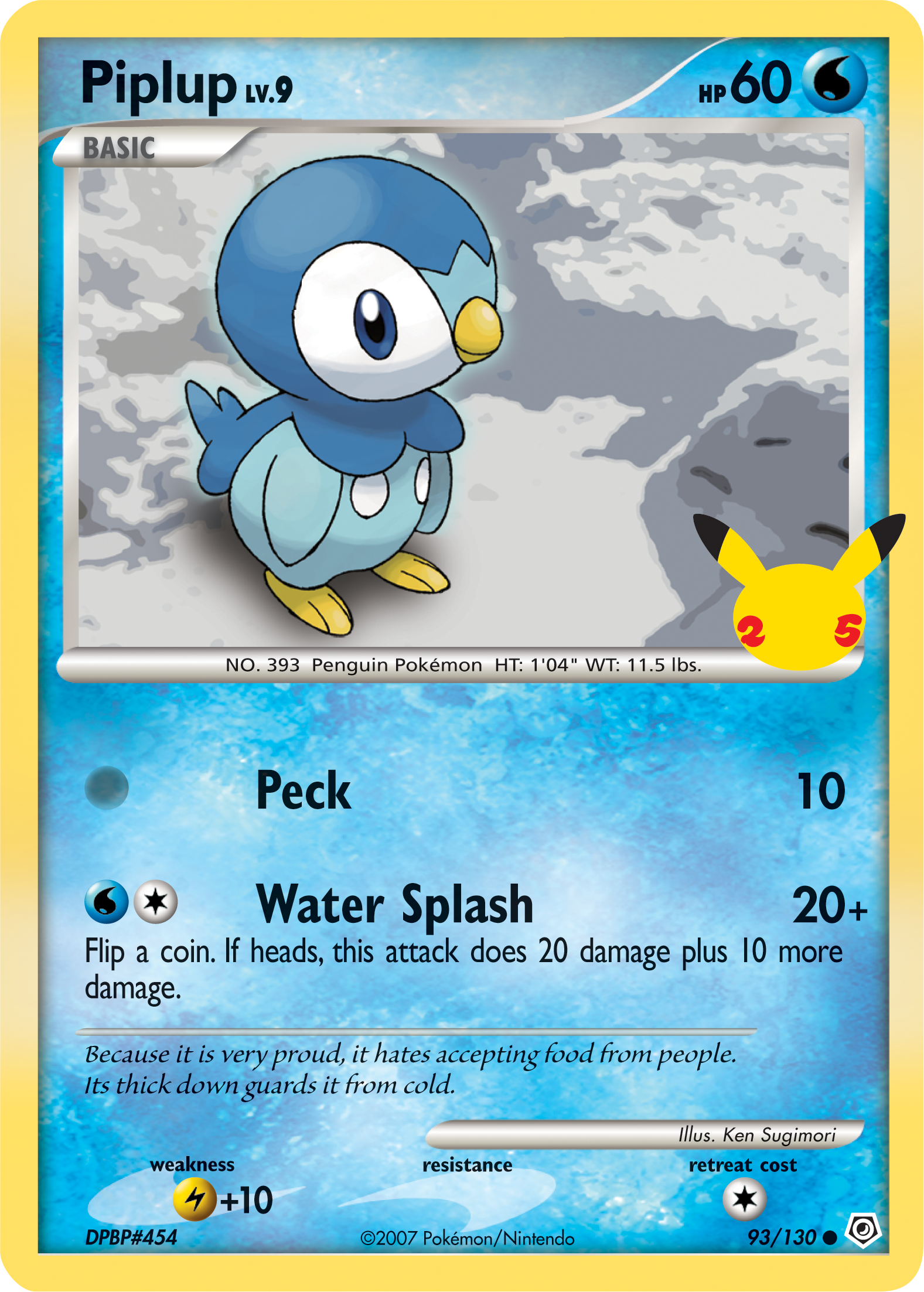 Piplup (93/130) [First Partner Pack] | North of Exile Games