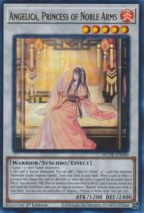 Angelica, Princess of Noble Arms [DUNE-EN040] Ultra Rare | North of Exile Games