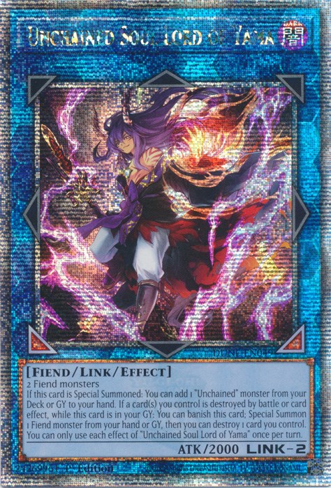 Unchained Soul Lord of Yama [DUNE-EN049] Quarter Century Secret Rare | North of Exile Games