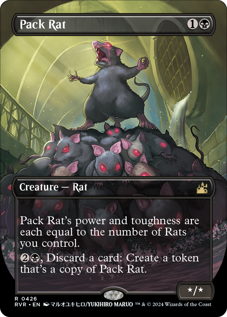 Pack Rat (Anime Borderless) [Ravnica Remastered] | North of Exile Games