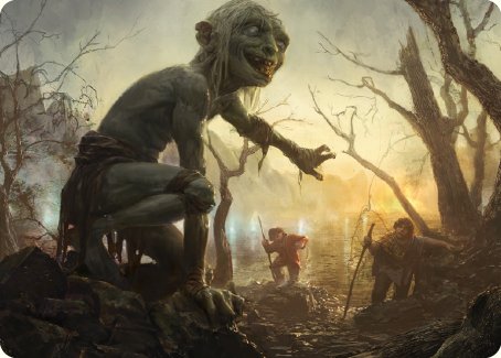 Smeagol, Helpful Guide Art Card [The Lord of the Rings: Tales of Middle-earth Art Series] | North of Exile Games