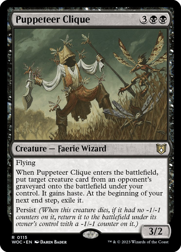 Puppeteer Clique [Wilds of Eldraine Commander] | North of Exile Games