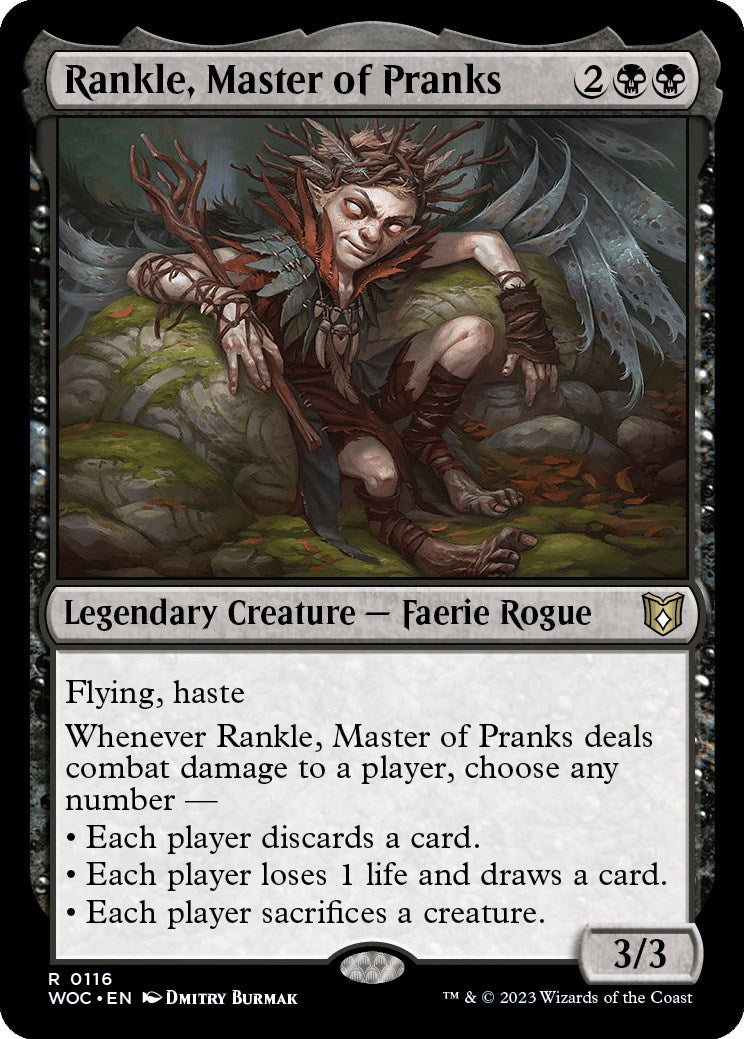 Rankle, Master of Pranks [Wilds of Eldraine Commander] | North of Exile Games