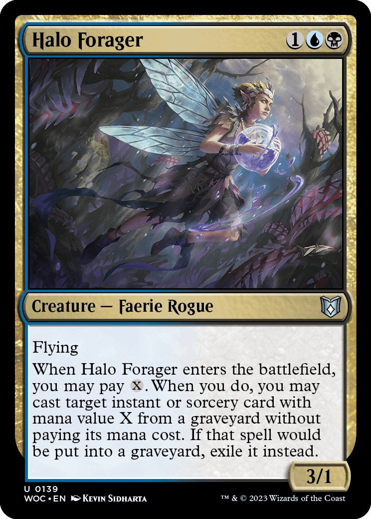 Halo Forager [Wilds of Eldraine Commander] | North of Exile Games