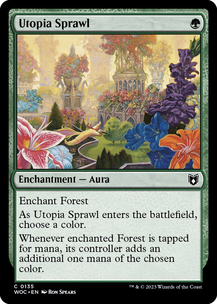 Utopia Sprawl [Wilds of Eldraine Commander] | North of Exile Games
