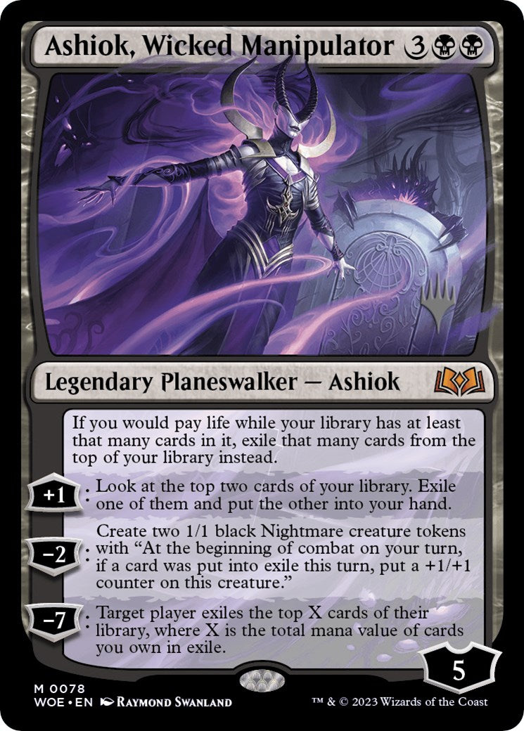 Ashiok, Wicked Manipulator (Promo Pack) [Wilds of Eldraine Promos] | North of Exile Games