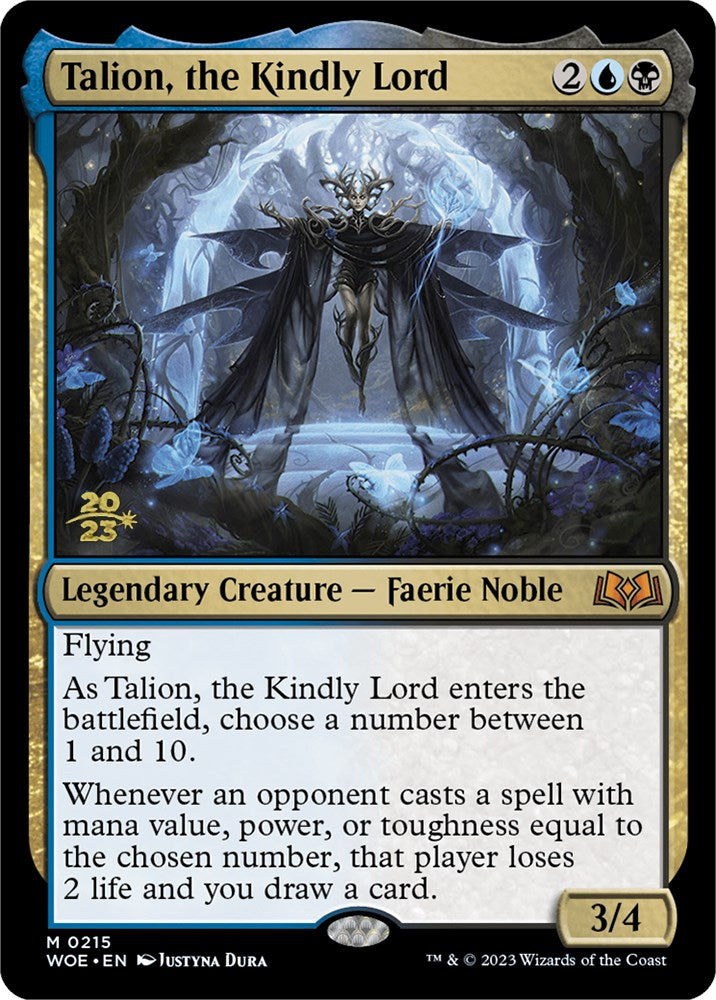 Talion, the Kindly Lord [Wilds of Eldraine Prerelease Promos] | North of Exile Games
