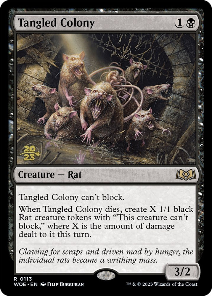 Tangled Colony [Wilds of Eldraine Prerelease Promos] | North of Exile Games