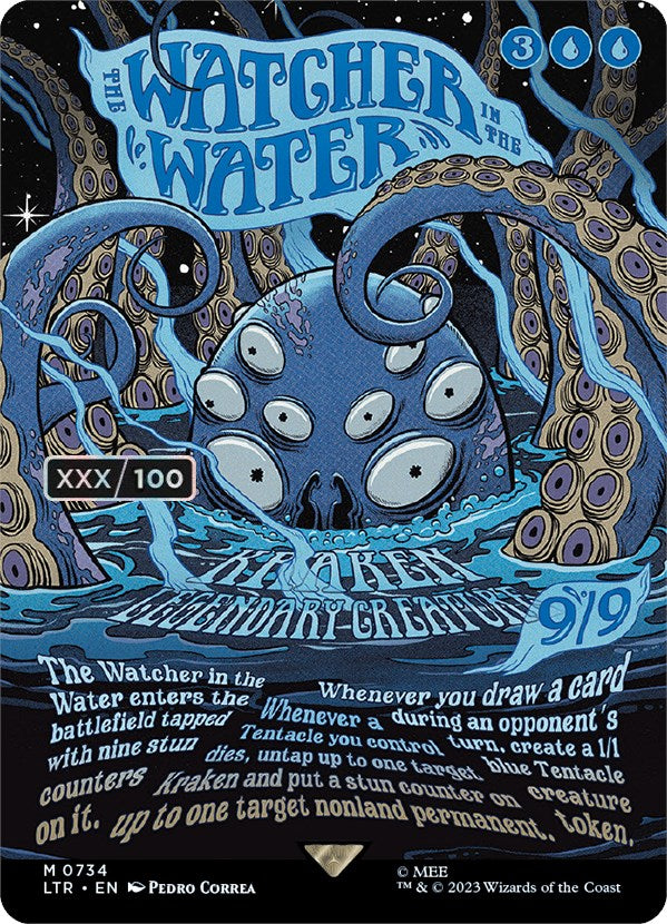 The Watcher in the Water (Borderless Poster) (Serialized) [The Lord of the Rings: Tales of Middle-Earth] | North of Exile Games