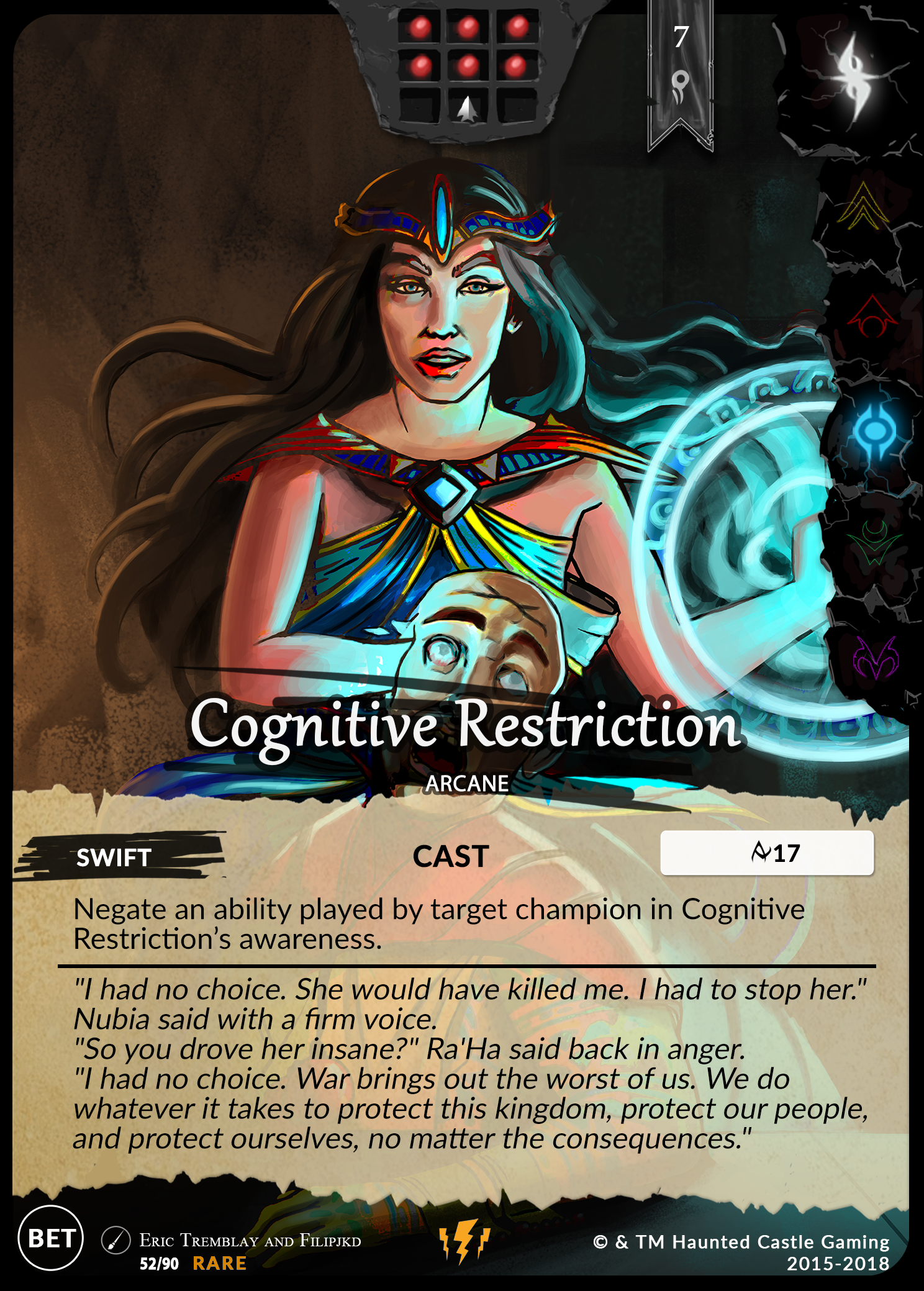 Cognitive Restriction (Beta, 52/90) | North of Exile Games