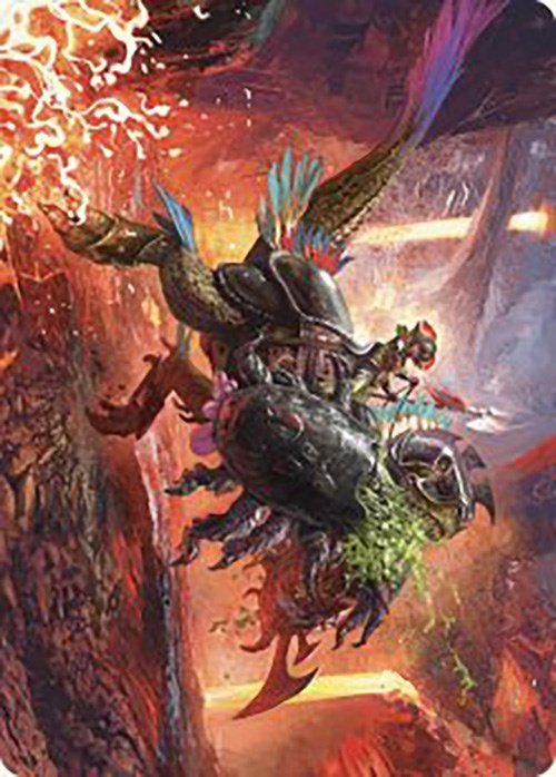 Triumphant Chomp Art Card [The Lost Caverns of Ixalan Art Series] | North of Exile Games