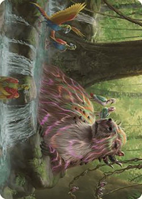 Basking Capybara Art Card [The Lost Caverns of Ixalan Art Series] | North of Exile Games