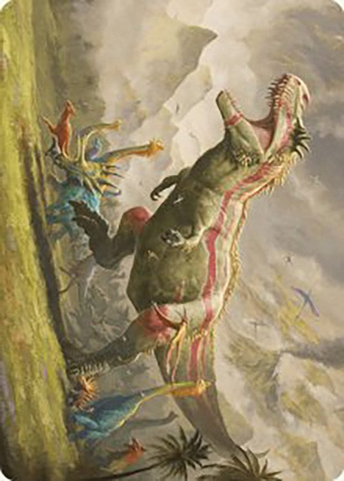 Ghalta, Stampede Tyrant Art Card [The Lost Caverns of Ixalan Art Series] | North of Exile Games