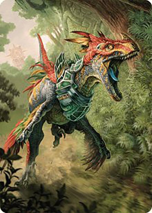 Dinosaur Token Art Card [The Lost Caverns of Ixalan Art Series] | North of Exile Games