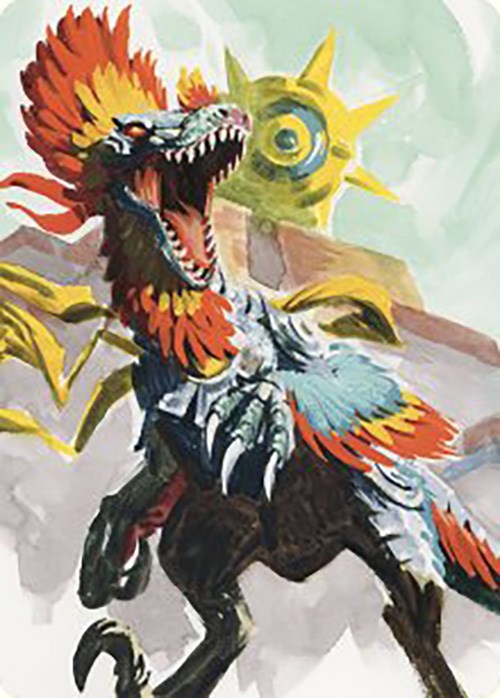 Pantlaza, Sun-Favored Art Card [The Lost Caverns of Ixalan Art Series] | North of Exile Games