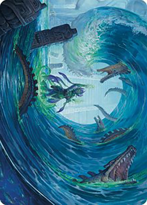 Wave Goodbye Art Card [The Lost Caverns of Ixalan Art Series] | North of Exile Games