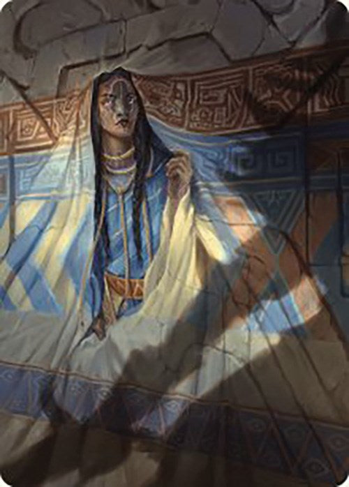 Whispersilk Cloak Art Card [The Lost Caverns of Ixalan Art Series] | North of Exile Games