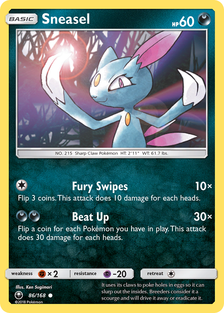 Sneasel (86/168) [Sun & Moon: Celestial Storm] | North of Exile Games